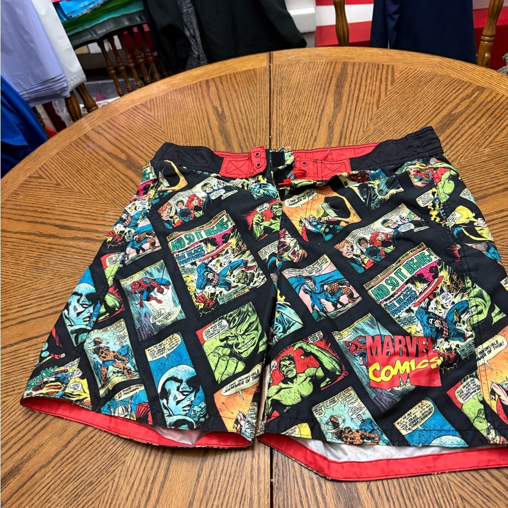 Marvel Comics Multicolor Graphic Shorts